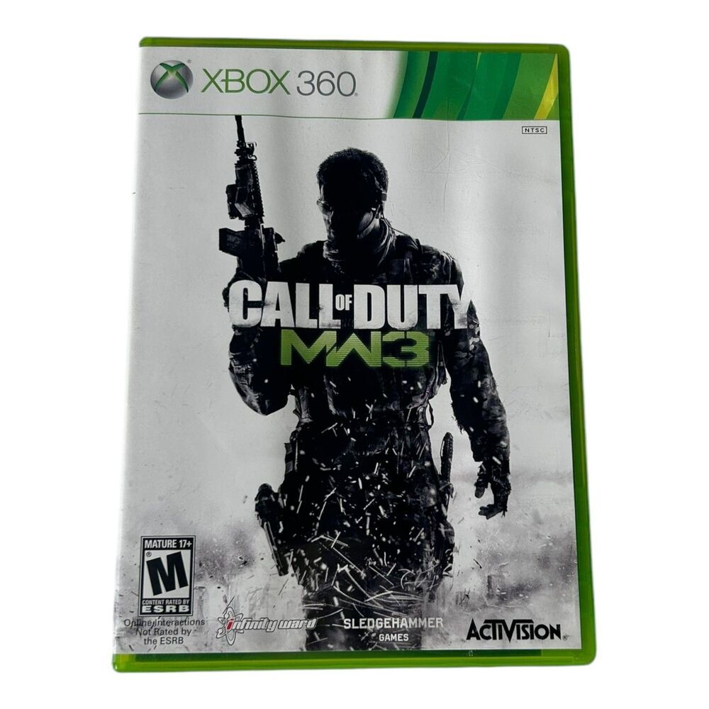 Call of Duty MW3 (Xbox 360, 2011) Complete w/ Manual